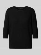 Gebreide pullover met 3/4-mouwen
