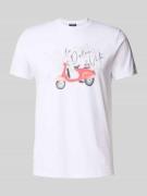 T-shirt met motiefprint