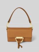 Handtas met labeldetail, model 'TEMI'