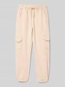 Regular fit sweatpants met steekzakken