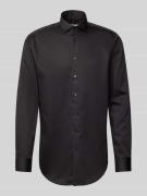 Regular fit zakelijk overhemd met knoopsluiting