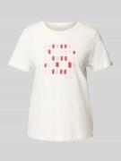 Regular fit T-shirt van puur katoen