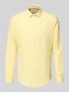 Slim fit zakelijk overhemd met knoopsluiting