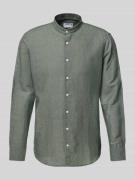 Slim fit zakelijk overhemd met knoopsluiting