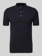 Regular fit poloshirt met structuurmotief, model 'Mauron'