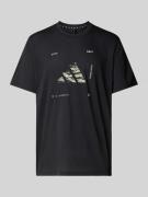 T-shirt met labelprint