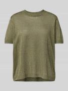 Gebreide pullover met 1/2-mouwen