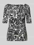 T-shirt met boothals, model 'JUDY'