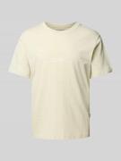 T-shirt met labelprint, model 'VARENNA'