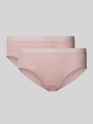 Slip met labelprint in een set van 2 stuks, model 'FREE'