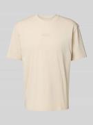 T-shirt met labelprint