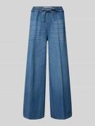 Relaxed fit culottejeans van een mix van lyocel en katoen