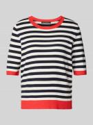 Gebreide pullover met 1/2-mouwen