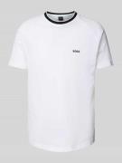 T-shirt met labelprint