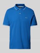 Poloshirt met labelstitching
