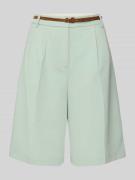 Bermuda met steekzakken en riem