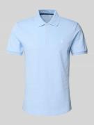 Tailored fit poloshirt met logostitching