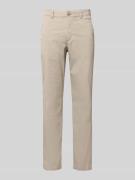Slim fit chino met steekzakken