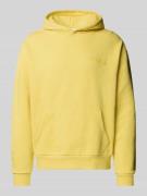 Hoodie met labelprint