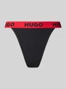 String met elastische band met logo