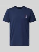T-shirt met motiefstitching