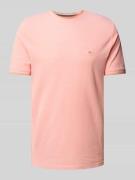 T-shirt met labelstitching