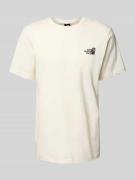 T-shirt met labelprint