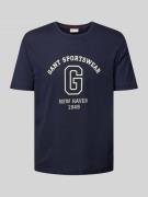 T-shirt met labelprint