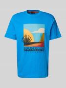 T-shirt met labelprint, model 'ARBIA'