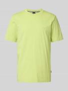 T-shirt met labelprint, model 'Thompson'