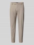 Tapered fit pantalon met achterzakken, model 'Beppe'