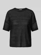 Gebreid shirt met ronde hals