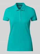 Poloshirt met korte knoopsluiting