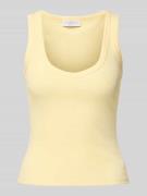 Tanktop met ribboorden, model 'Kaili'