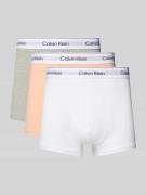 Boxershort met band met label in een set van 3 stuks