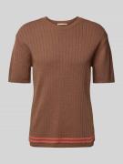 Gebreid shirt met ronde hals