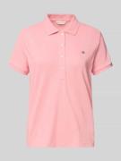 Poloshirt met labelstitching