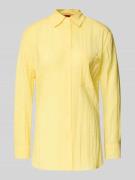 Regular fit overhemdblouse in kreuklook, model 'Elodina'