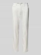 Regular fit chino met structuurmotief, model 'FABIO'