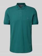 Poloshirt met labelstitching