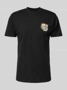 T-shirt met labelprint