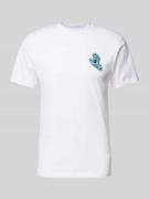 T-shirt met labelprint