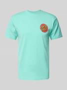 T-shirt met labelprint