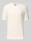 T-shirt in gebreide look, model 'Jianfranco'