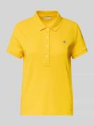 Poloshirt met labelstitching