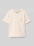 T-shirt met labelprint, model 'SUMMER'