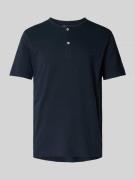 Regular fit henley-shirt van puur katoen
