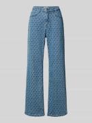 Jeans met wijde pijpen, model 'Gaias'