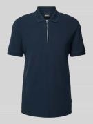 Regular fit poloshirt met ritssluiting, model 'Paras'