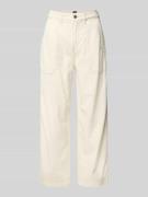 Wide leg jeans met siernaden, model 'Barby'